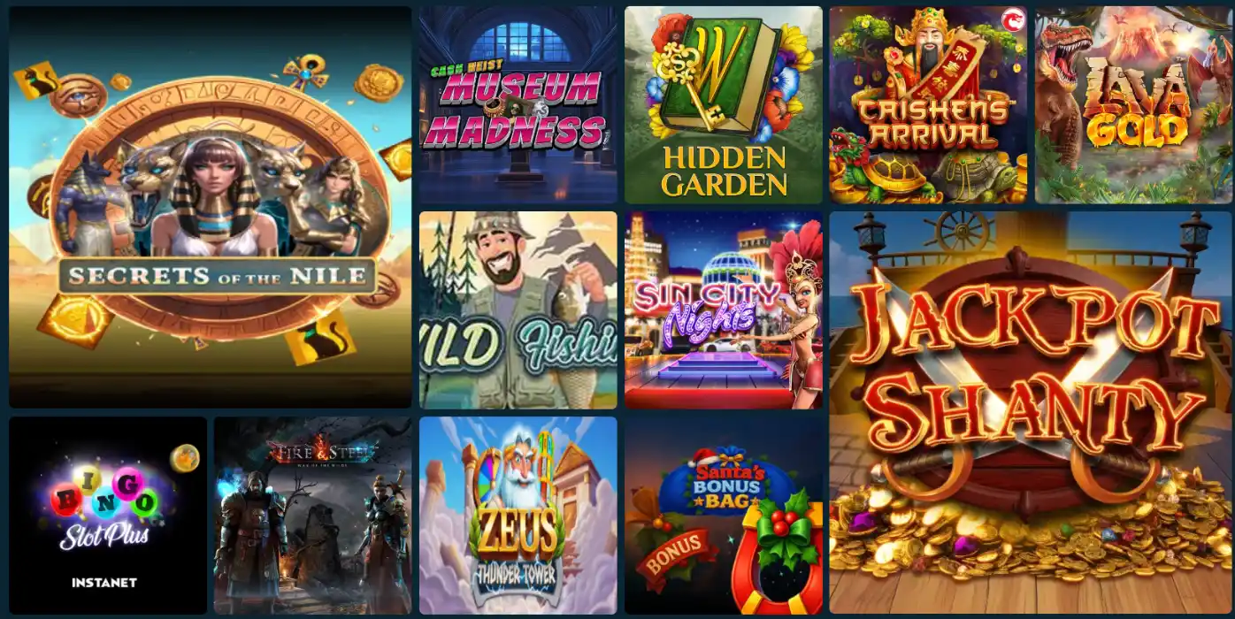 Dendera Casino Juegos de Slots Dendera Casino colección de juegos de slots con diferentes temáticas